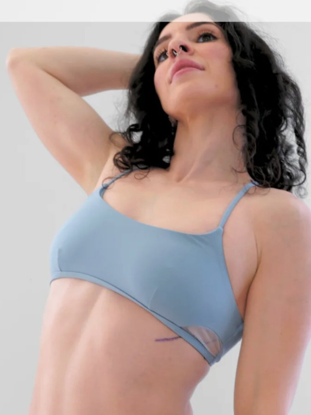 Like new Zerone Pole Top - Blue , Size S